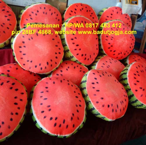 jual bantal buah semangka murah jogja